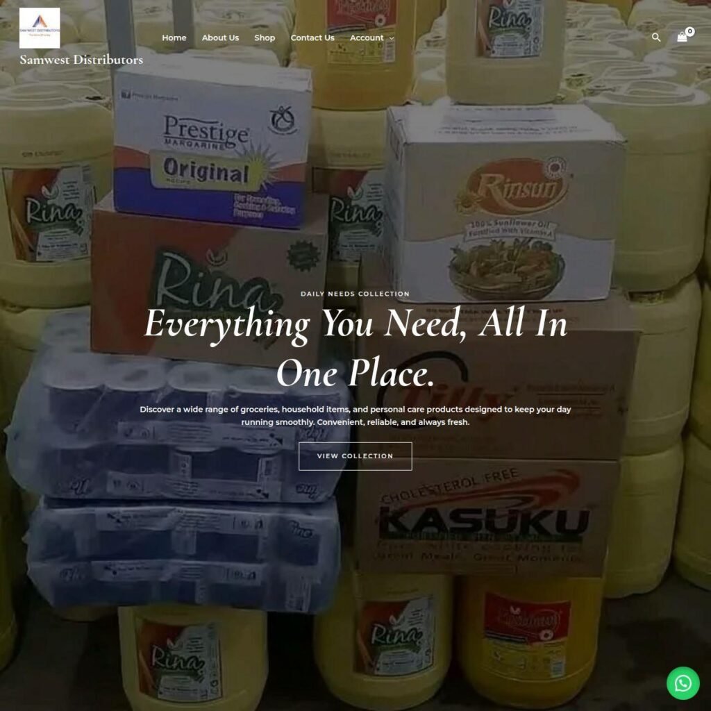 samwest distributors online